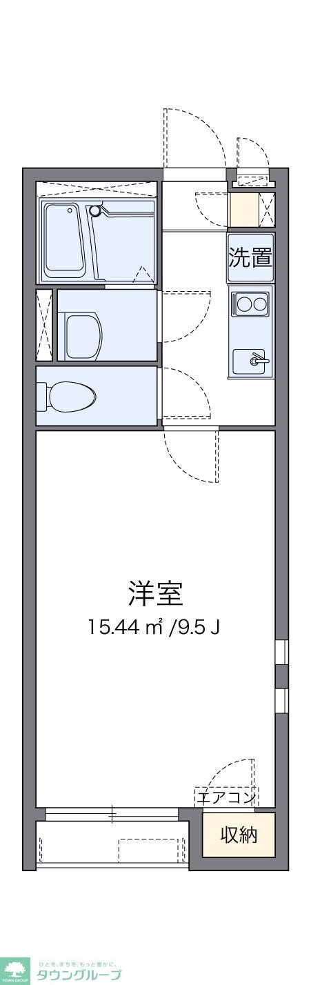 クレイノリーウンの物件間取画像