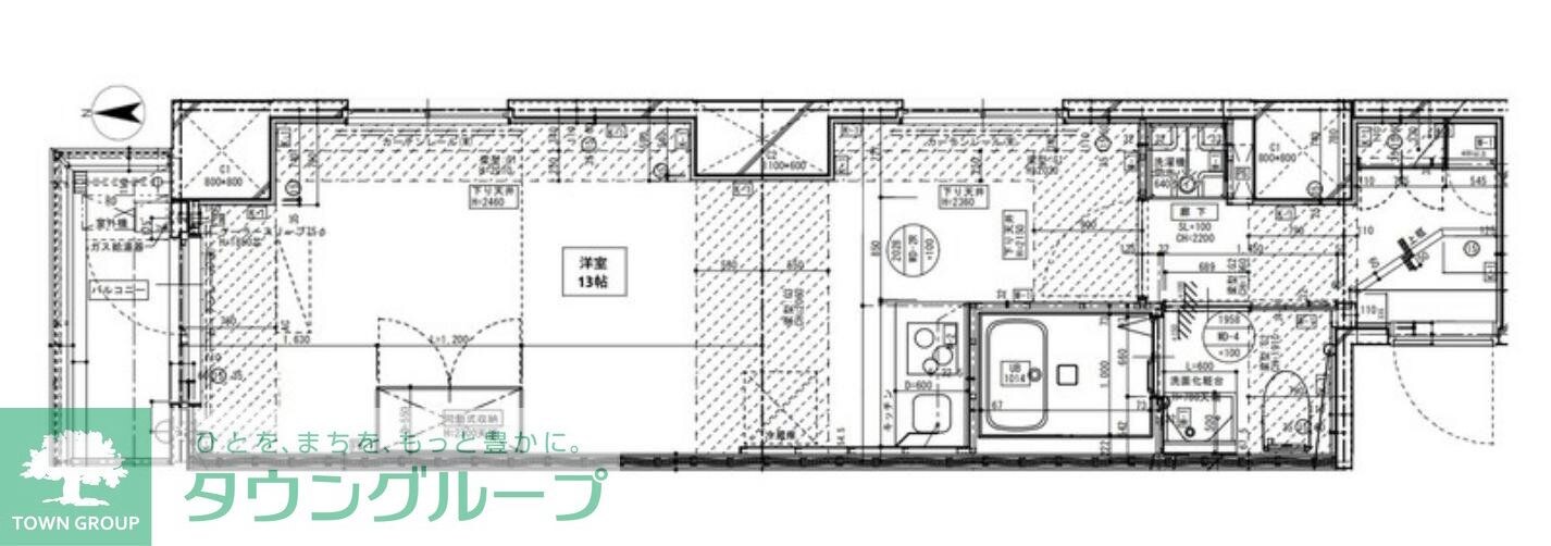 エストゥルースプラス三ノ輪の物件間取画像