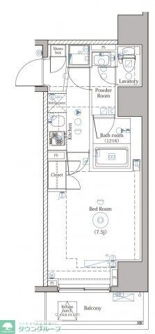 ＤＩＰＳ上野ＮＯＲＴＨの物件間取画像