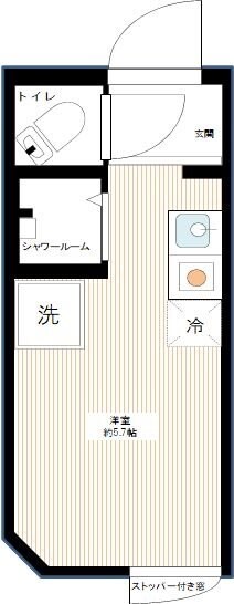 カーサ・コスタ南千住の物件間取画像