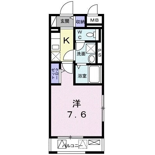 ヴィラージュ柴又の物件間取画像