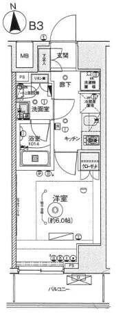 リヴシティ綾瀬ＷＥＳＴの物件間取画像