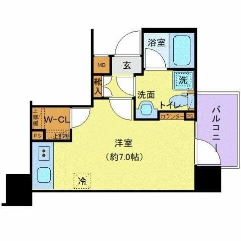 クレヴィスタ四ツ木の物件間取画像