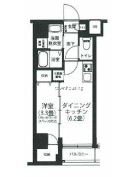 アイルプレミアム押上ノルドの物件間取画像