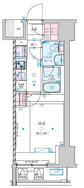 GENOVIA金町の物件間取画像