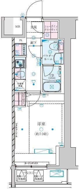 GENOVIA金町の物件間取画像