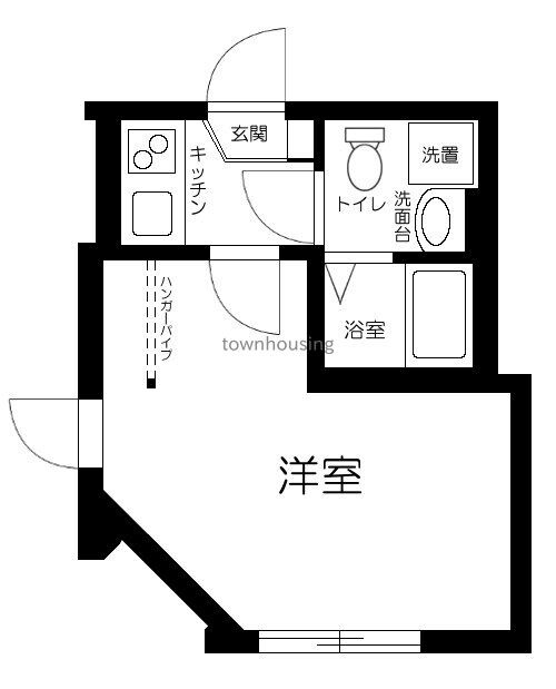 Contrail六町の物件間取画像