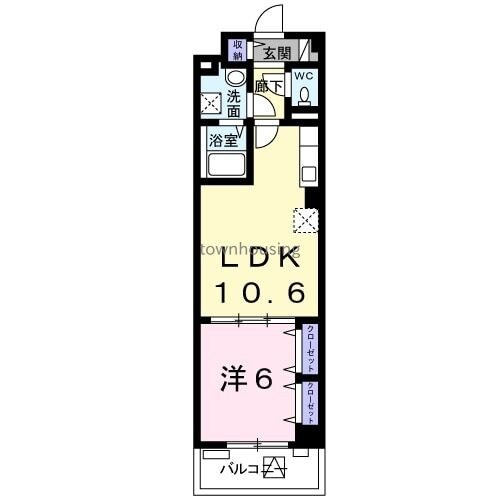 カノン北綾瀬の物件間取画像