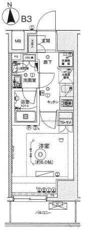 リヴシティ綾瀬WESTの物件間取画像