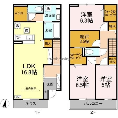 (仮)D-ROOM高砂7丁目の物件間取画像