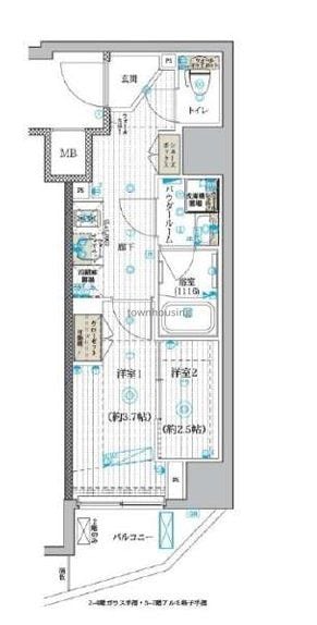 ブライズ亀有の物件間取画像