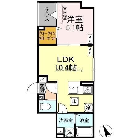 (仮)D-ROOM堀切4丁目の物件間取画像