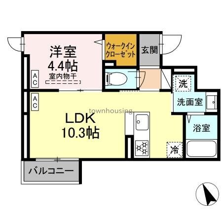 (仮)D-ROOM堀切4丁目の物件間取画像