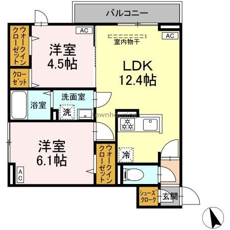 (仮)D-ROOM東四つ木Dの物件間取画像