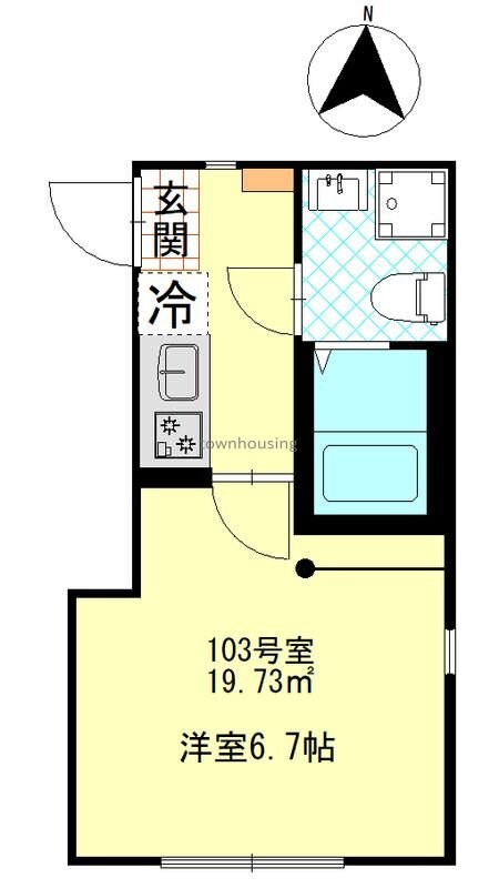 アンセス堀切菖蒲園の物件間取画像