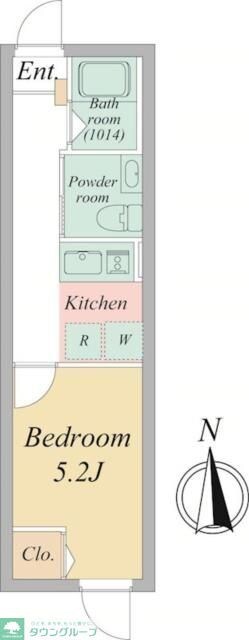 Ｔｈｅ　Ｄｏｒｃｈｅｓｔｅｒ　αの物件間取画像