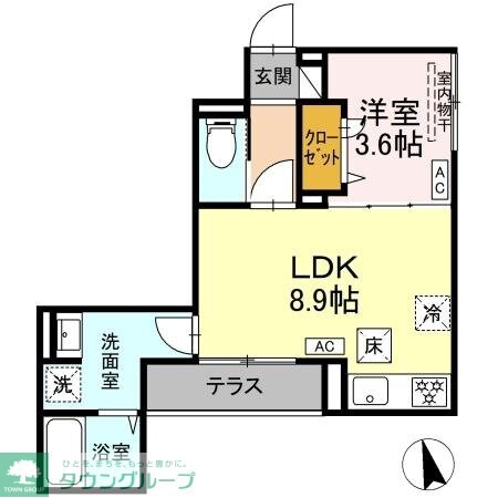 （仮）D-ROOM堀切５丁目の物件間取画像