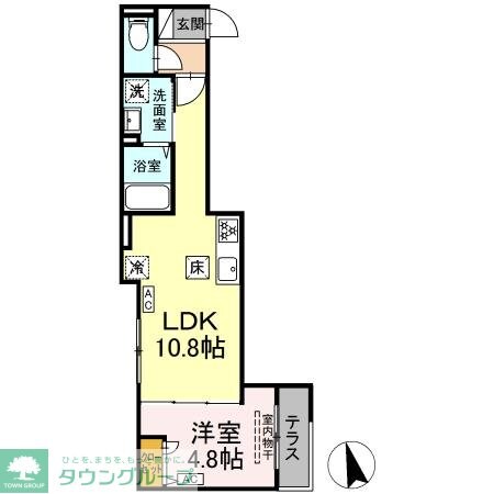 （仮）D-ROOM堀切５丁目の物件間取画像