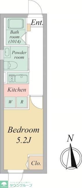 Ｔｈｅ　Ｄｏｒｃｈｅｓｔｅｒ　βの物件間取画像