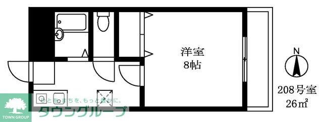 ＭｆマンションIIの物件間取画像