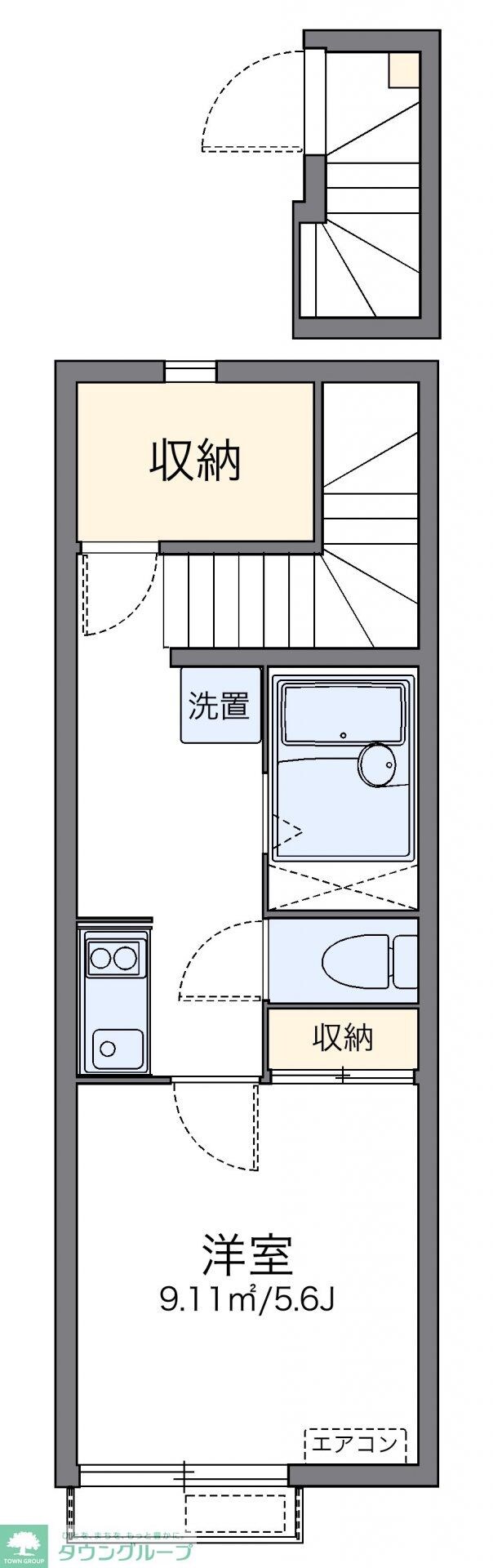 レオネクストひまわりの花の物件間取画像