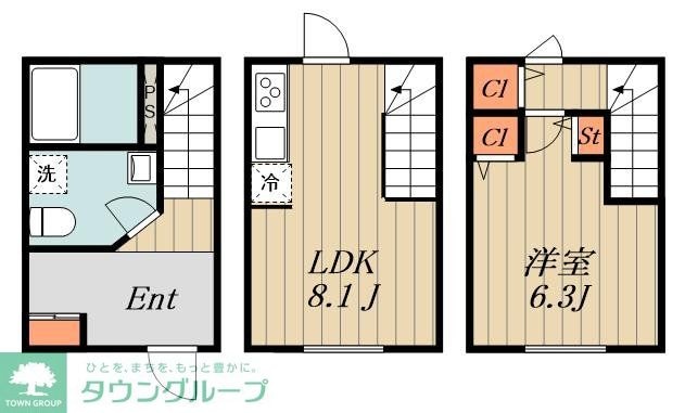 荒川区東尾久１丁目新築PJ　A棟の物件間取画像