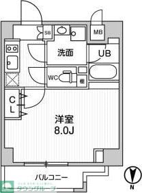 ALTERNA菊川IIの物件間取画像