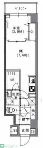 S-RESIDENCE菊川rivieの物件間取画像