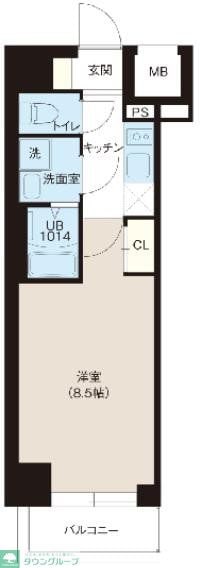 レオーネ錦糸町の物件間取画像