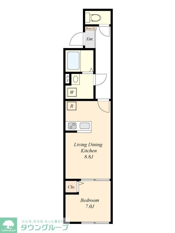 HW.HILLS 東日暮里の物件間取画像