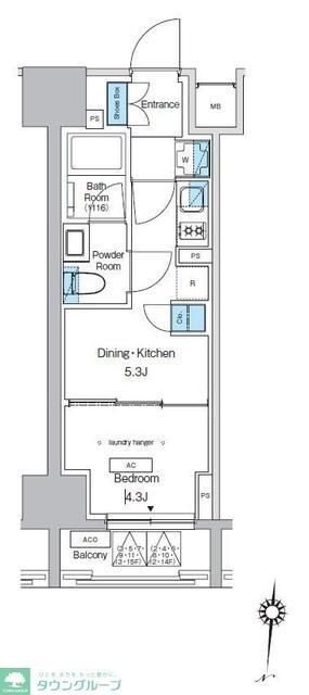 プレディアコート錦糸町スカイビューの物件間取画像