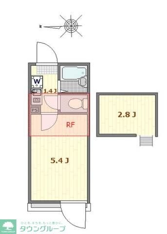 マーレ梅島(マーレウメジマ)の物件間取画像