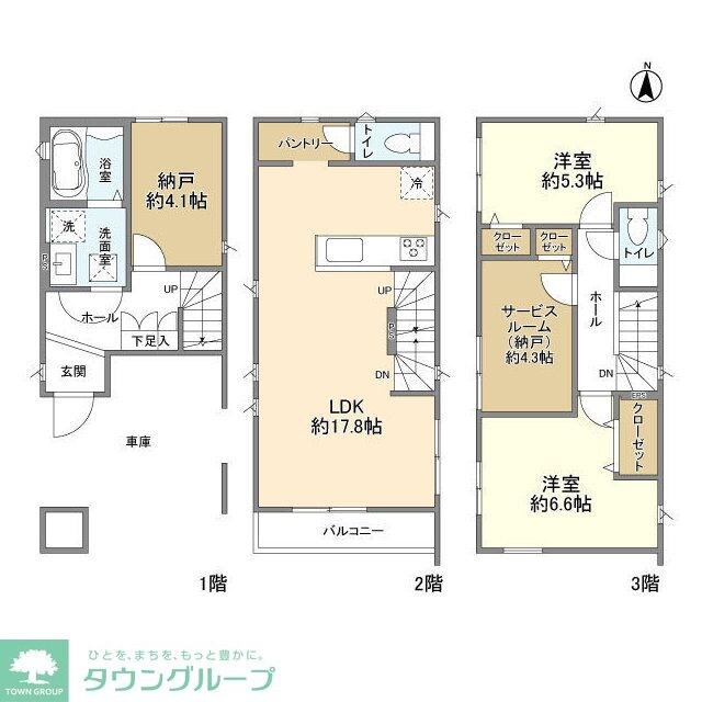 Kolet扇大橋#08の物件間取画像