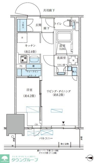 パークアクシス西大島コンフォートスクエアの物件間取画像