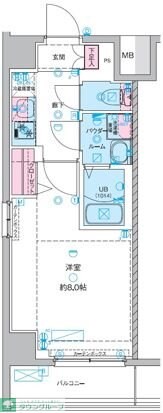 GENOVIA青砥IIの物件間取画像