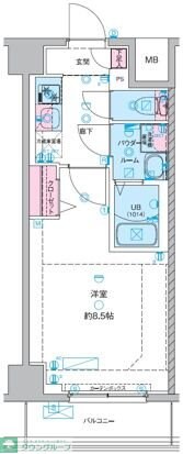 GENOVIA青砥IIの物件間取画像