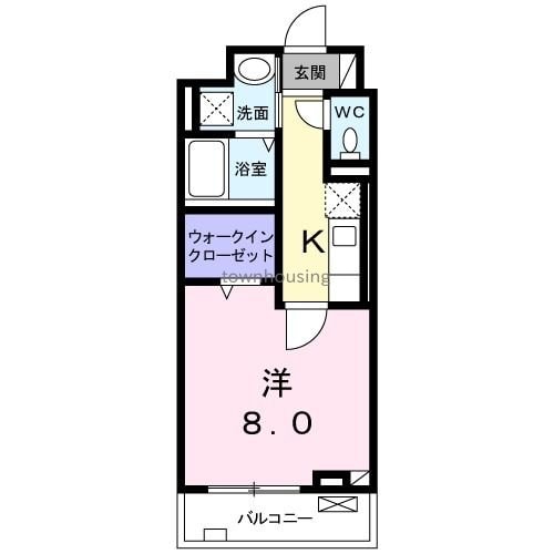 プランタン２の物件間取画像