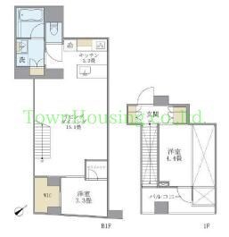 アパートメンツ元麻布内田坂の物件間取画像