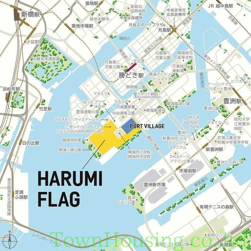 HARUMI　FLAG　PORT　VILLAGE　C棟の物件内観写真