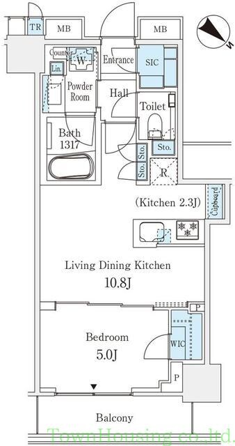 ＭＩＤ　ＴＯＷＥＲ　ＧＲＡＮＤの物件間取画像