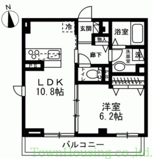 ビューネ境川の物件間取画像