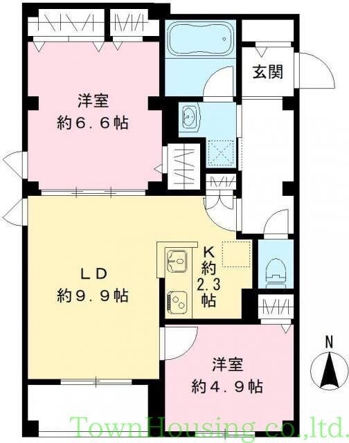 北品川テラスの物件間取画像