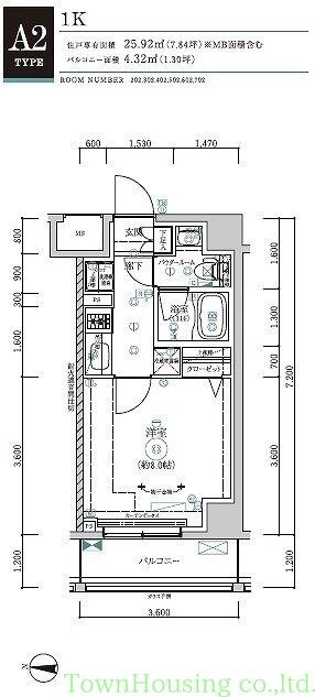 RELUXIA　森下IIの物件間取画像