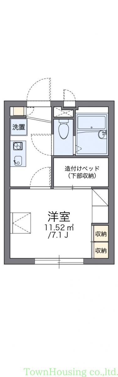 レオパレスＳｕｎｎｙ　Ｓｉｄｅの物件間取画像