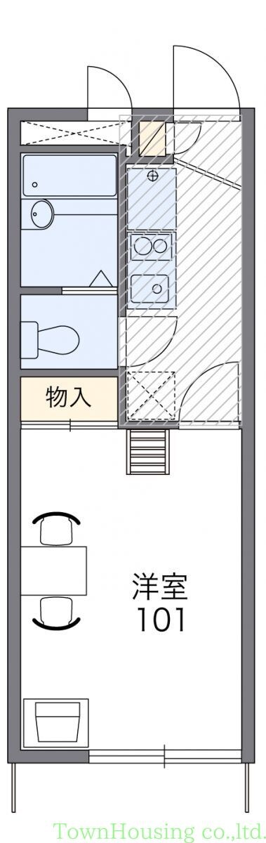 レオパレス柊の物件間取画像