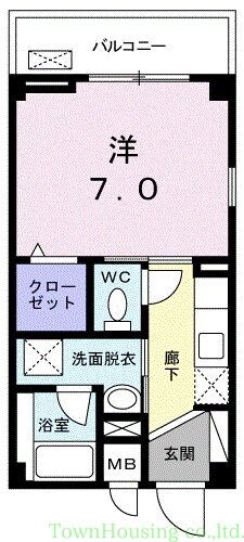 ベルルーチェ糀谷の物件間取画像