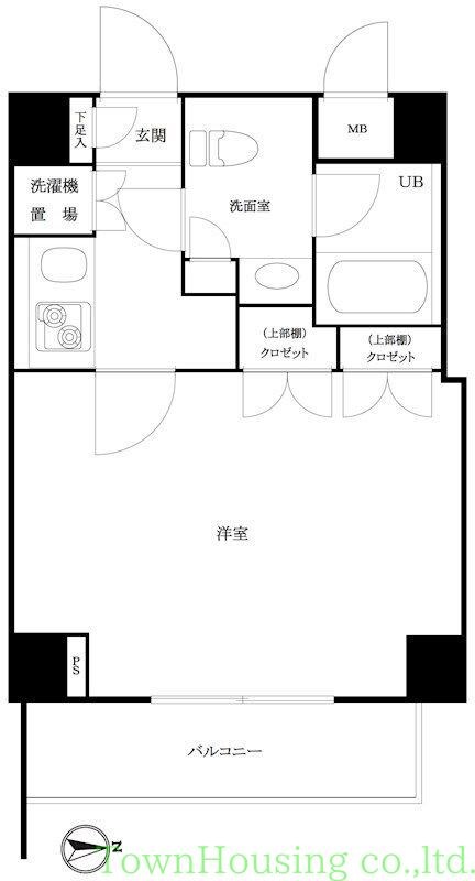 ルーブル泉岳寺前の物件間取画像