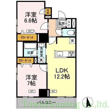 (仮称)新宿区西五軒町PJの物件間取画像