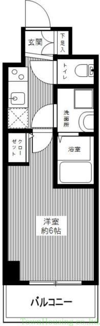 ライジングプレイス大森の物件間取画像