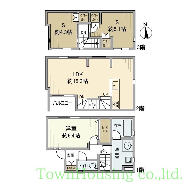 豊町戸建の物件間取画像